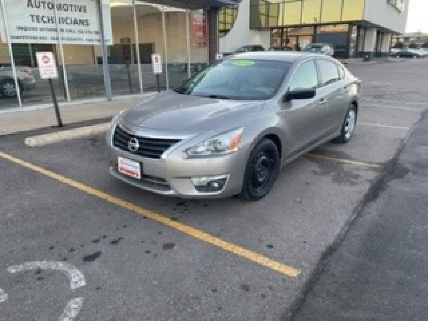2015 Saharan Stone /Beige Nissan Altima 2.5 SV (1N4AL3AP8FC) with an 2.5L I4 DOHC 16V engine, CVT transmission, located at 8595 Washington St., Thornton, CO, 80229, (303) 287-5511, 39.852348, -104.978447 - 2015 Nissan Altima<br><br>D1 Auto NEVER charges dealer fees! All cars have clean titles and have been inspected for mechanical issues. We have financing for everyone. Good credit, bad credit, first time buyers.<br>Odometer is 2387 miles below market average!<br>Please call Lakewood Location 303-274- - Photo#1